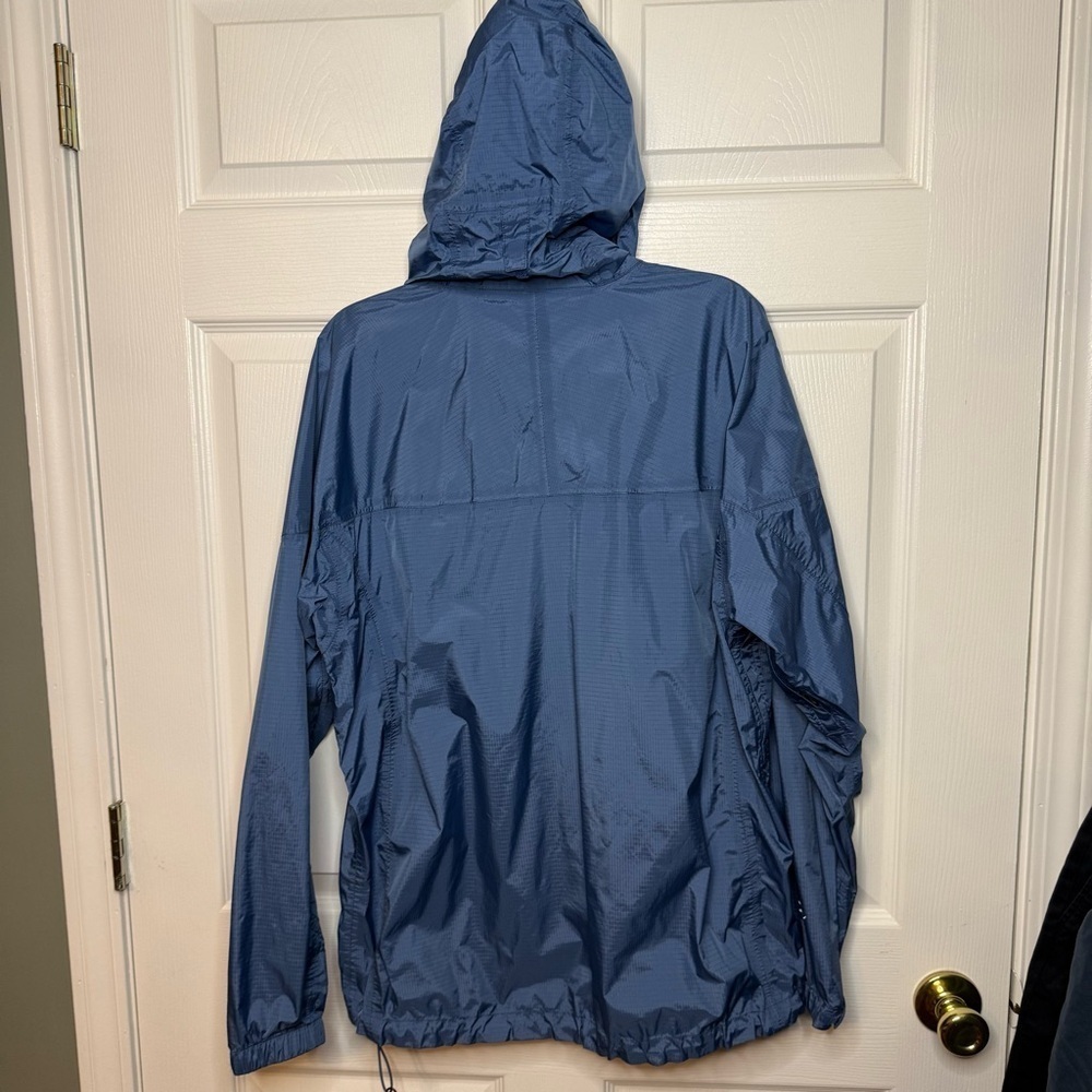 Marmot Men's Blue Hooded Rain Wind Outdoor Jacket Size Medium GUC - Picture 4 of 9